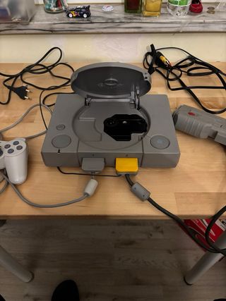 PlayStation 1 Sony Grigia Completa