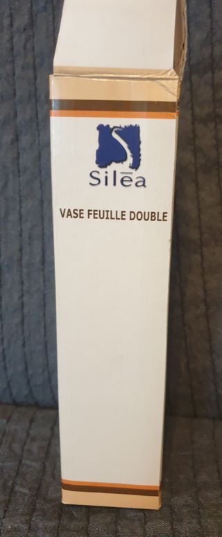 Vaso Silea Foglia Doppia