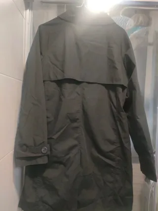 Gabardina mujer talla 44 negra