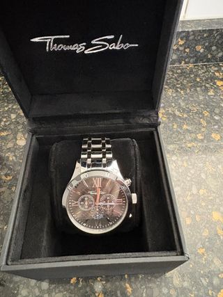 Reloj Thomas Sabo Cronógrafo Negro/Plata