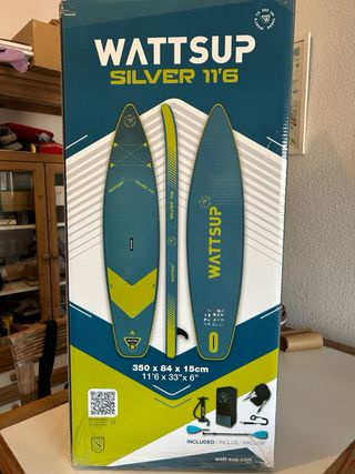 Tabla Paddle Surf Hinchable WATTSUP Silver 11’6