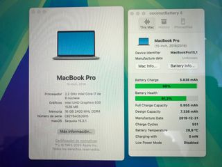 MacBook Pro 15 Retina 2018