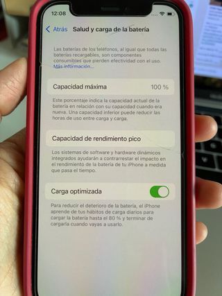iPhone 12 mini 64GB Rosso Batteria 100%