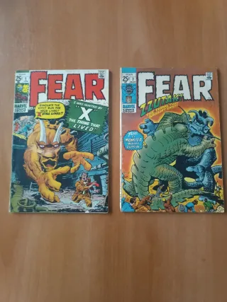 Cómics Fear 2 y 3 de Marvel
