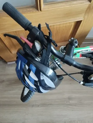 Bicicleta Torpedo verde y negra