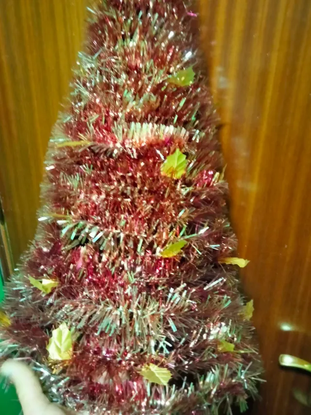 Adorno Árbol Navidad Cono Plegable 80cm para techo