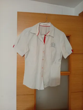 Camisa LUVOS blanca rayas