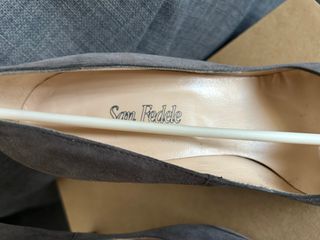 Zapatos italianos tacón plataforma taupe