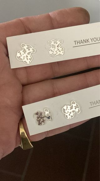 Pendientes Tous Oso Plata de Ley
