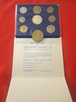 Cartera Monedas Vaticano 1997