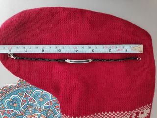 Pulsera Liska Hombre Negra y Plateada