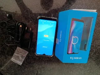 Alcatel 1S Nero + Custodia Trasparente