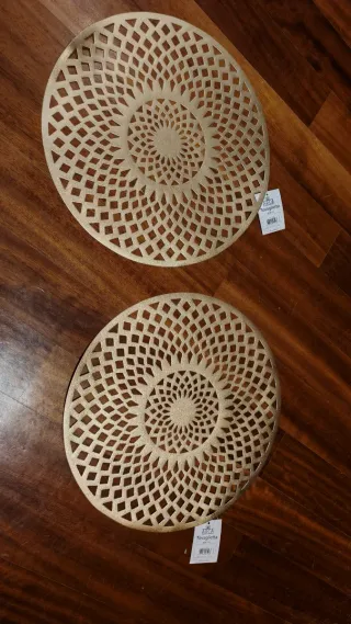 Set 2 Tovagliette Dorate Arco