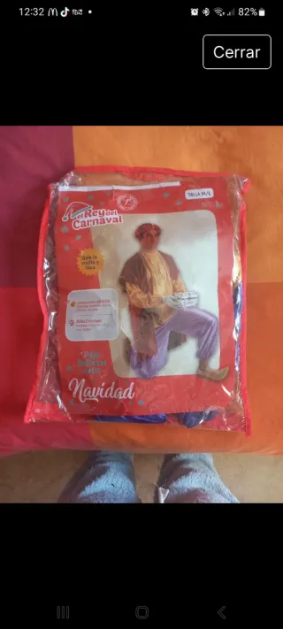 Traje Beduino Rey del Carnaval Talla M
