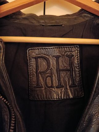 Cazadora de Cuero Pedro del Hierro (negra)