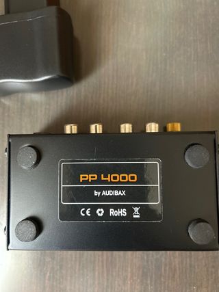 Previo Phono AUDIBAX PP 4000 Negro