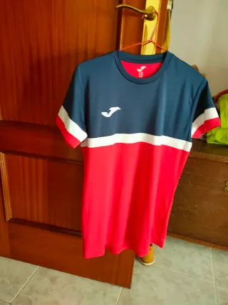 Camiseta Joma Roja y Azul Talla M