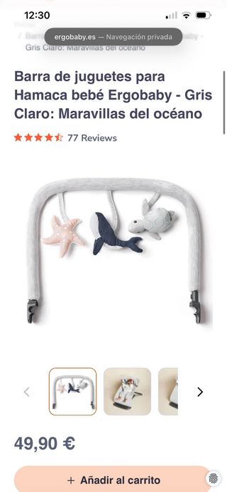 Hamaca Ergobaby Evolve 3 en 1