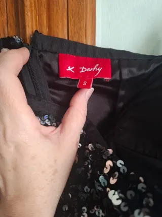 Vestido palabra de honor, azul noche, Dehry, T. S