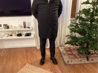 Giubbotto uomo antivento nero