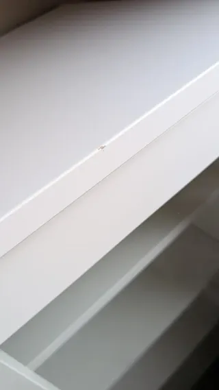 Vitrina Ikea Blanca Cristal Madera