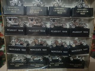 EXPOSITOR COMPLETO SACAPUNTAS COCHES VINTAGE