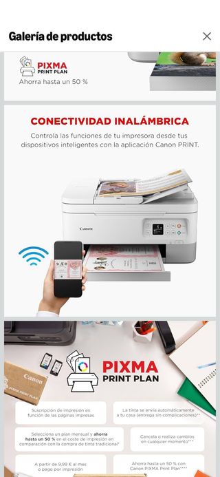 Canon Pixma TS7451i Stampante Multifunzione 3 in 1