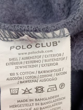 Sudadera Polo Club Azul Gris