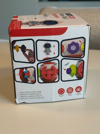 Juguete sensorial cohete 8 en 1 bebé (Montessori)