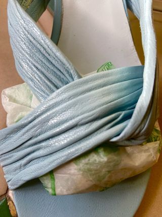 Zapatos de tacón Turquesa Talla 39 sin estrenar