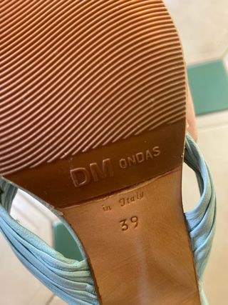 Zapatos de tacón Turquesa Talla 39 sin estrenar