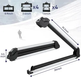 Porta sci e snowboard nuovi