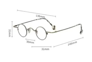 Gafas redondas vintage graduadas personalizadas