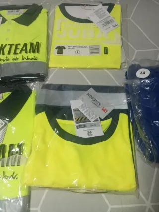 Lote 2 polos WORKTEAM alta visibilidad