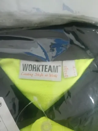 Lote 2 polos WORKTEAM alta visibilidad