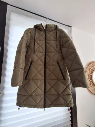 Abrigo Bimba y Lola Verde Oliva Talla XS Nuevo