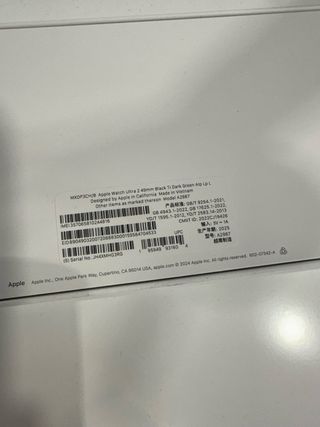 Apple Watch Ultra 2 49mm Negro/Verde Oscuro