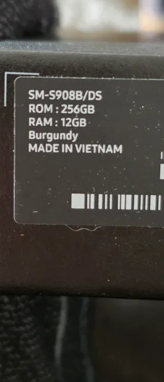 Samsung S22 Ultra 256GB Bordeaux Garnet
