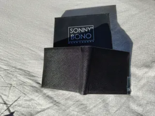 Portafoglio Uomo Sonny Bono Nero e Argento