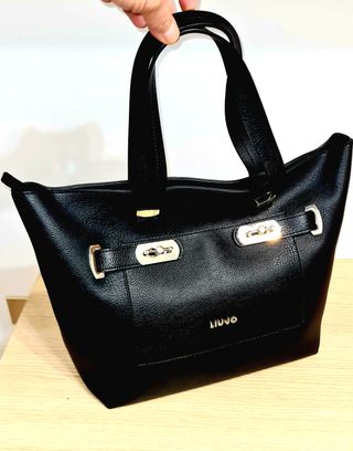 Borsa Liu Jo in pelle nera modello Shopper