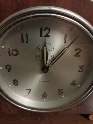 Sveglia d'epoca Cortina in legno