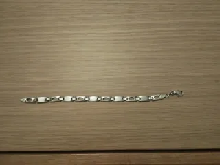 Pulsera de plata eslabones ovalados