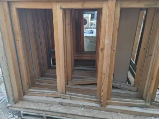 Marcos de ventana de madera