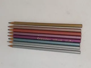 8 Matite Metallizzate Crayola Nuove