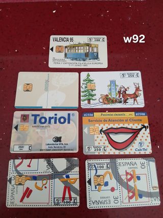 7 Carte Telefoniche Spagna