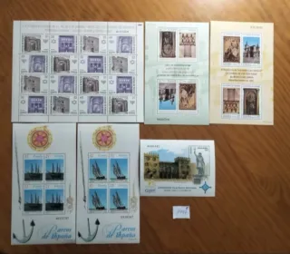 79 HOJAS BLOQUE DE VARIOS AÑOS