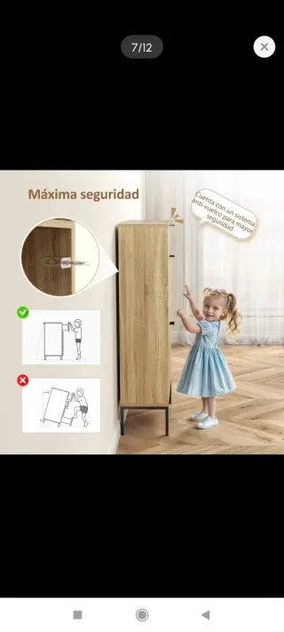 Zapatero estrecho 2 puertas 1 cajón