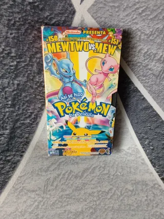 Pokemon Mewtwo vs Mew VHS Película