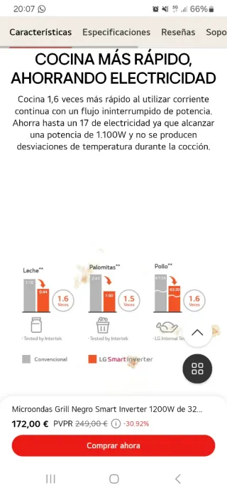 Microonde e Grill LG 32L