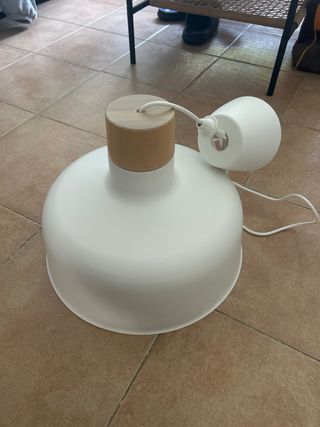 Set di lampade da soffitto in metallo bianco